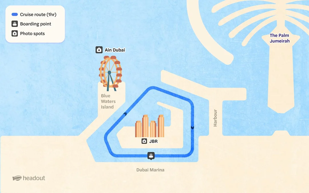 From Dubai Marina: 1-Hour Sightseeing Yacht Cruise with Panoramic Views Image 3
