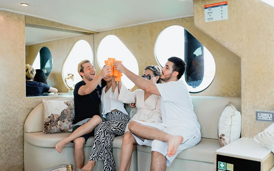 From Dubai Marina: 1-Hour Sightseeing Yacht Cruise with Panoramic Views Image 4