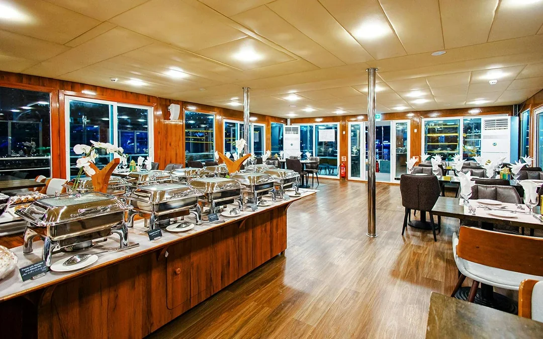 From Dubai Marina: Alexandra Sea Lounge Dhow Cruise with Dinner and Entertainment with Kids Go Free Offer Image 8