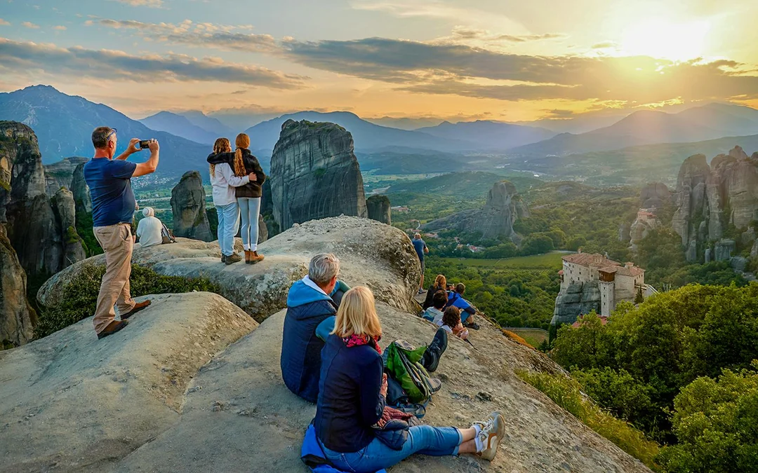 From Meteora: Guided Sunset Tour with Monasteries and Caves Visit Image 4
