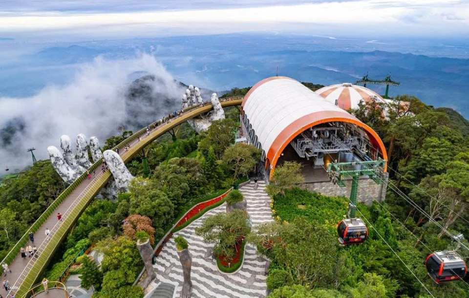 From Mountains to City Lights: Ba Na Hills, Golden Bridge & Dragon Bridge Night Tour | Da Nang, Vietnam