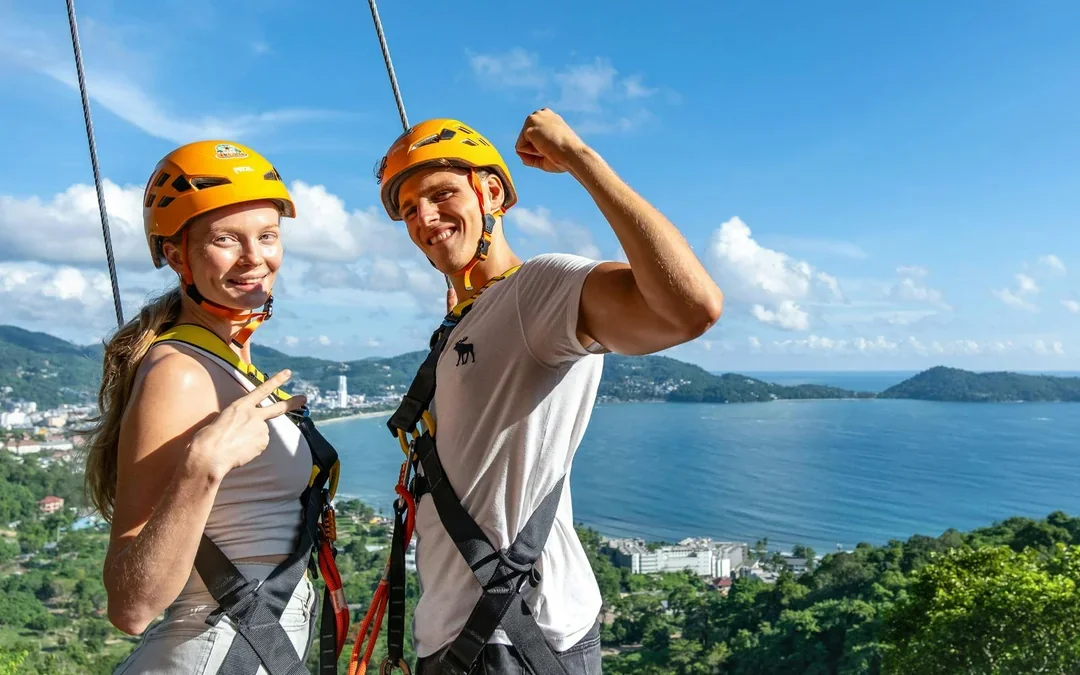 From Phuket: Erawan Patong Seaview Zipline Image 1