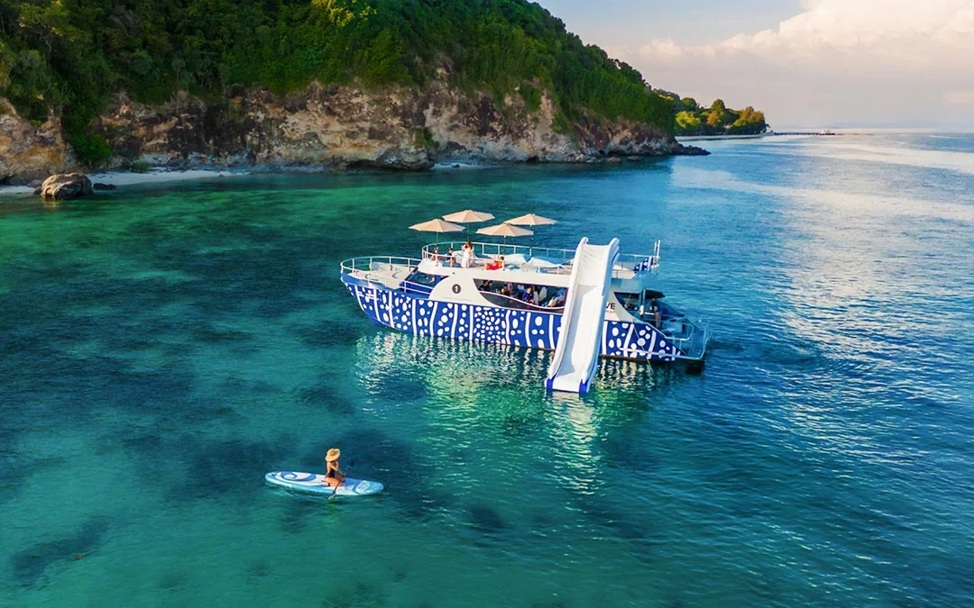 From Phuket: Phi Phi Island & Maya Bay Sunset Tour by Whale Shark Boat Image 1