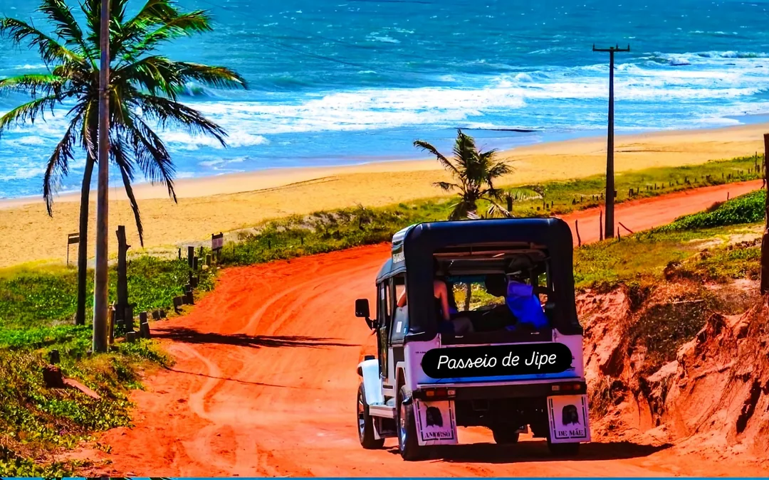 From Pipa: 4x4 Jeep Tour of Beaches, Cliffs and Dunes with Sandboarding Image 2