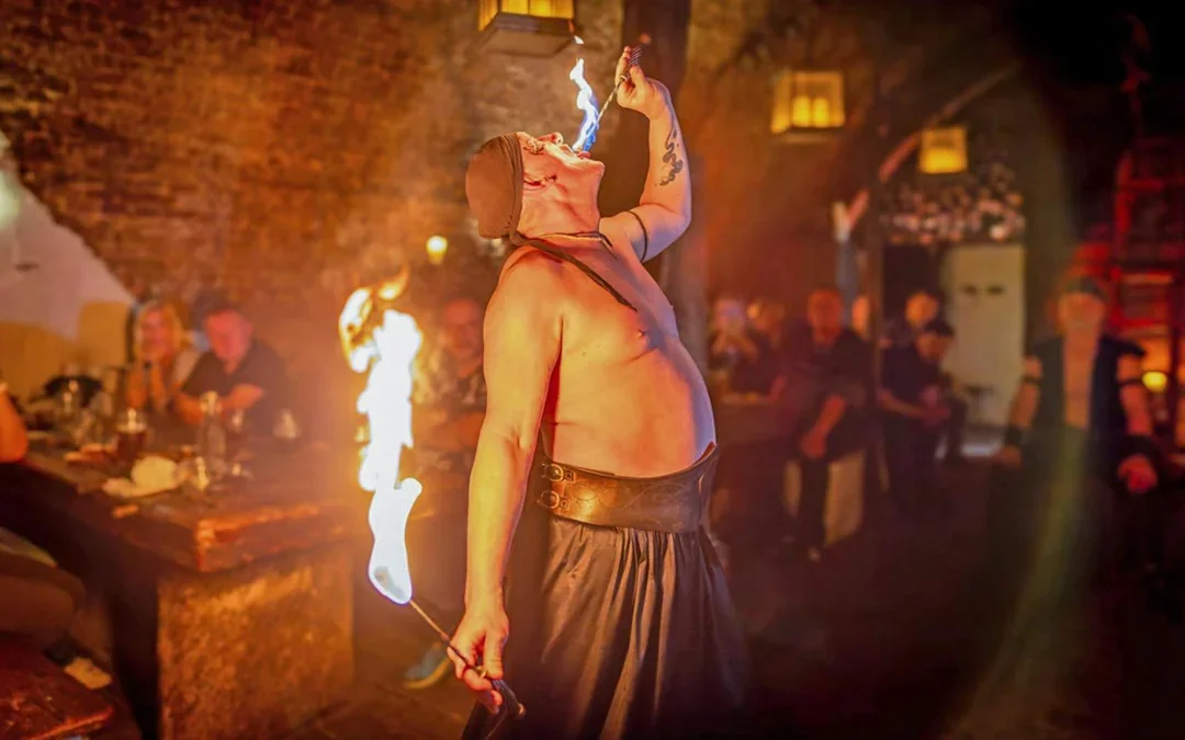 From Prague: Medieval Dinner Show with Unlimited Drinks, Dětenice Castle & Brewery Tour Image 11