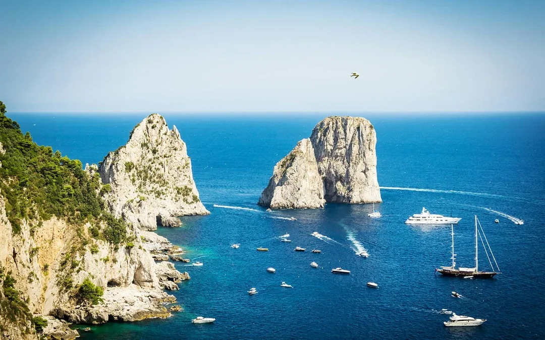 From Sorrento: Capri & Blue Grotto Guided Tour with Round-Trip Boat Transfers Image 1