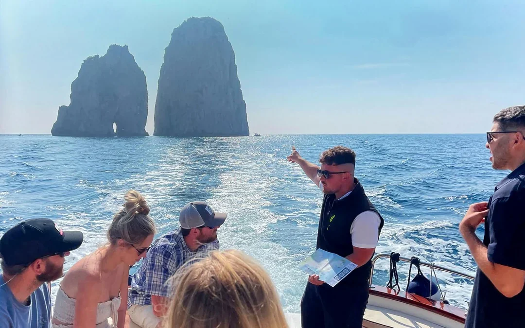 From Sorrento: Capri & Blue Grotto Guided Tour with Round-Trip Boat Transfers Image 2