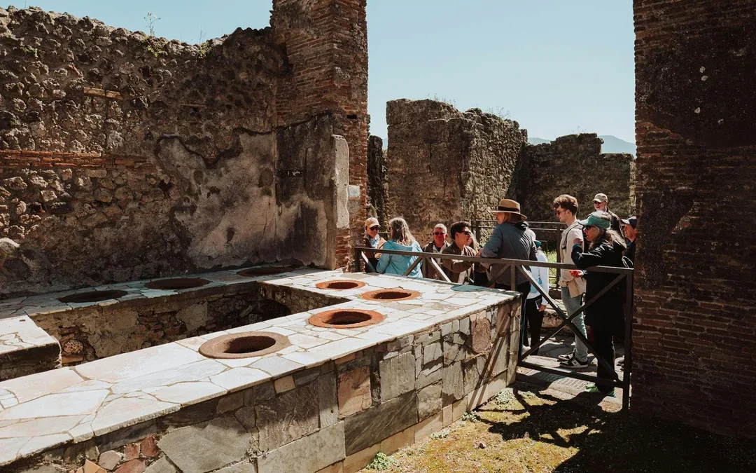 From Sorrento: Pompeii & Mount Vesuvius Small-Group Day Trip Image 1