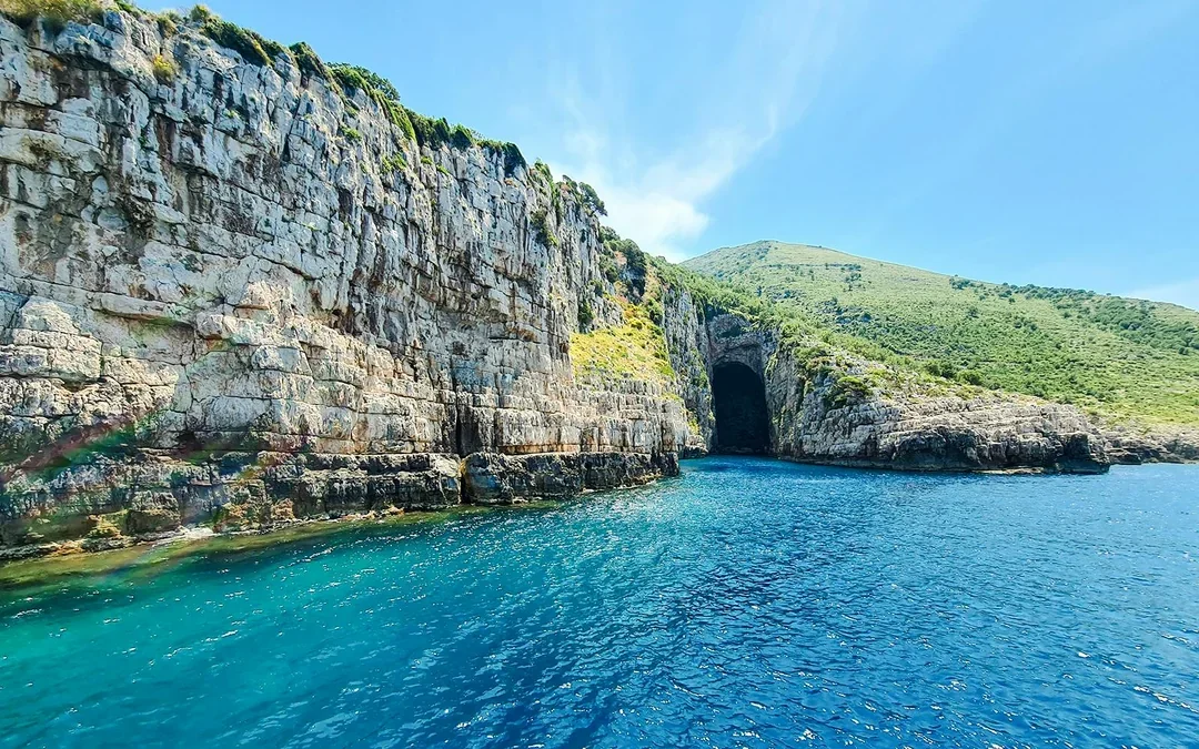 From Vlore: Blue Gem Cave, Haxhi Ali Cave & Grama Bay Speedboat Tour Image 3