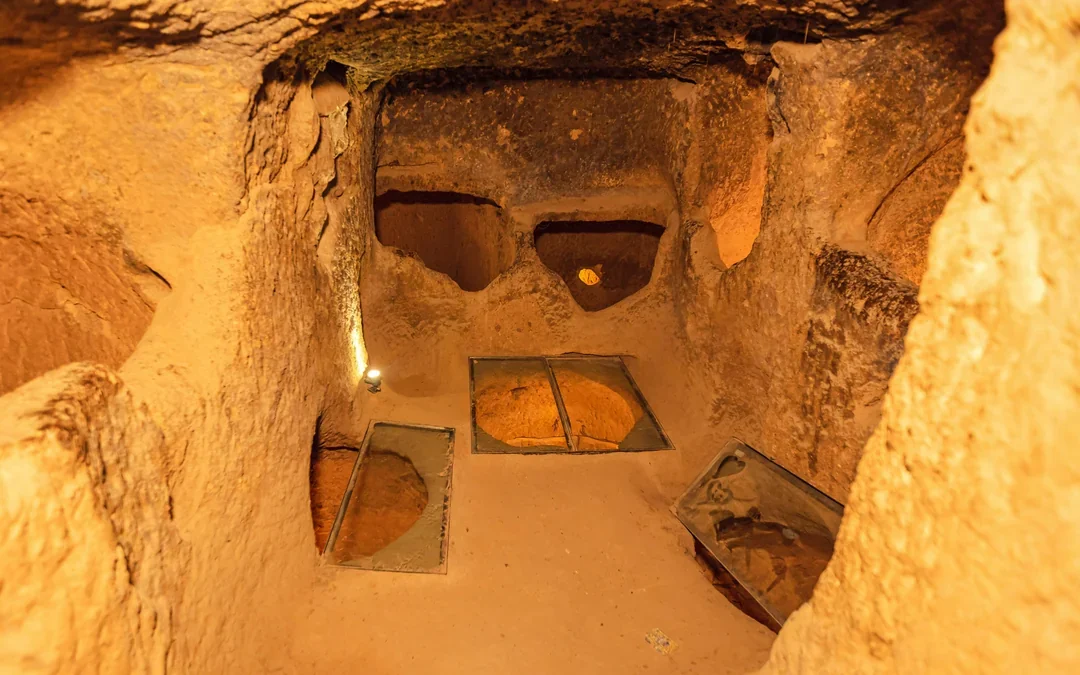 Full-Day Blue Tour with Özkonak Underground City & Red Valley Trek with Lunch Image 2