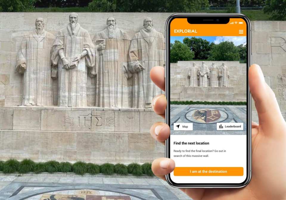 Geneva (old town) interactive scavenger hunt with the smartphone