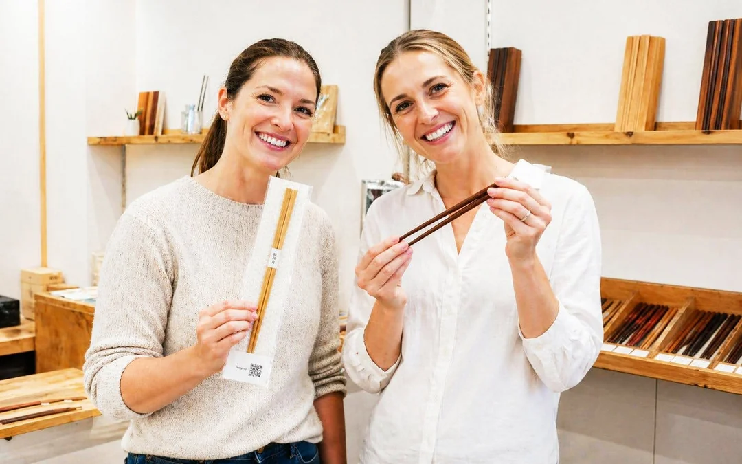 Ginza Chopstick-Making Workshop: Craft Your Own from 5 Types of Japanese Woods Image 1