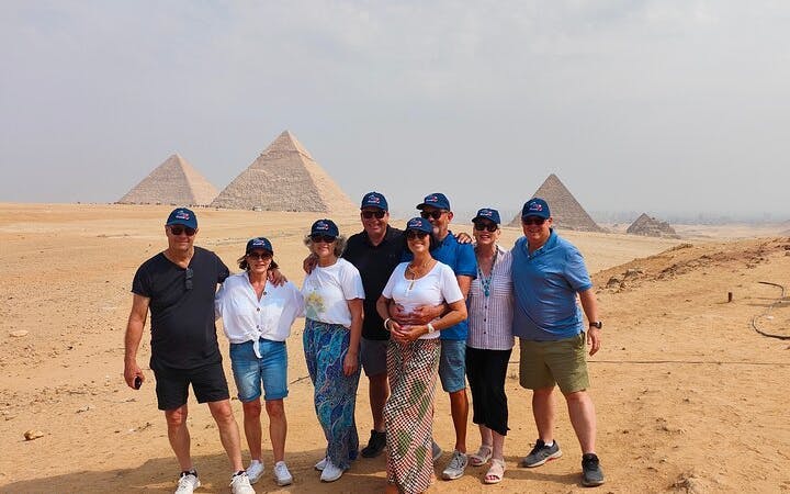 Giza Pyramids and Sphinx Guided Tour with Camel Ride, ATV Quad Bike, Lunch, and Hotel Transfers Image 2