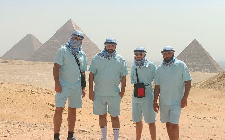 Giza Pyramids and Sphinx Guided Tour with Camel Ride, ATV Quad Bike, Lunch, and Hotel Transfers Image 4