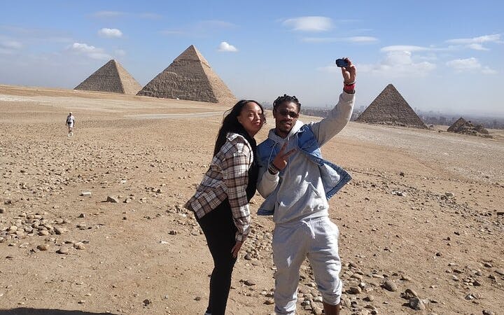 Giza Pyramids and Sphinx Guided Tour with Camel Ride, ATV Quad Bike, Lunch, and Hotel Transfers Image 10