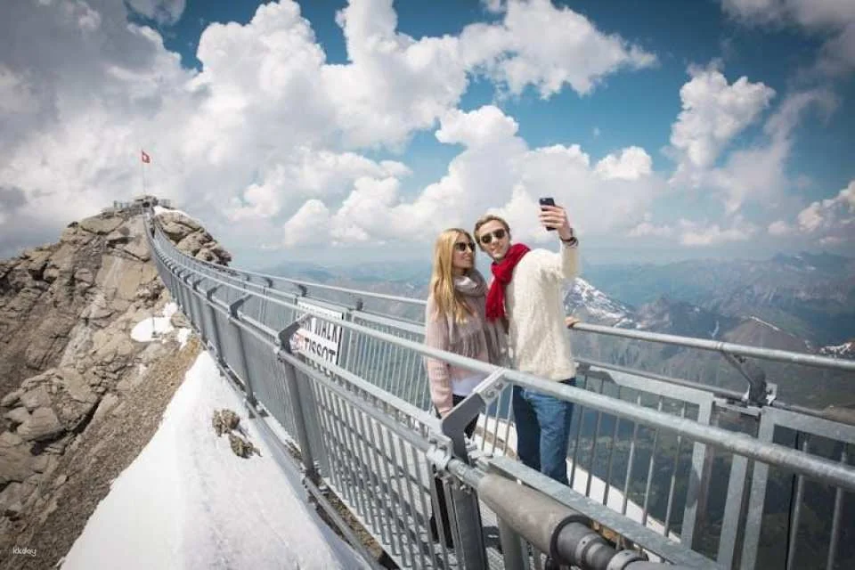 Glacier 3000 with cable car and Montreux day tour from Lausanne by bus