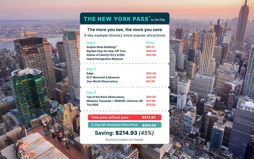 Go City New York All-Inclusive Pass: Choose 1 to 10 Days Image 3