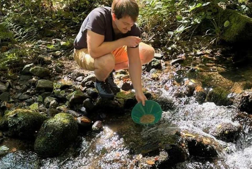 Gold panning adventure in Karlsruhe