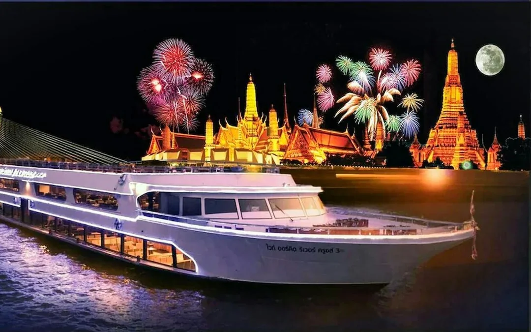 Group Saver (Buy 3, Get 1 Free) Tickets: White Orchid River Cruise with Buffet Dinner & Unlimited Beer Image 1