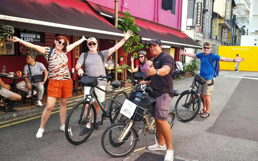 Guided Bicycle Food Tour in Singapore Image 1