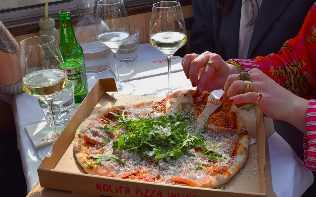 Haarlem Canal Dinner Cruise with Freshly Baked Nolita Pizza Delivered On Board Image 9
