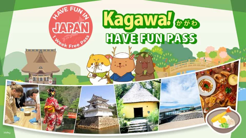 Have Fun in Kagawa 1 Week Free Pass