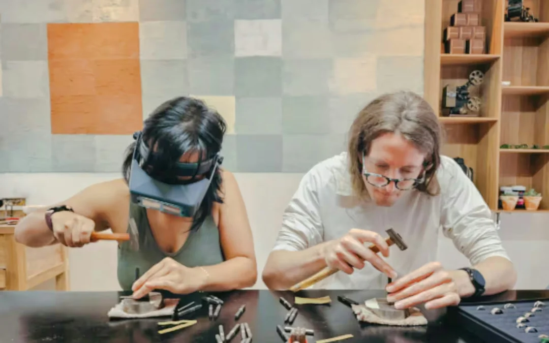  Ho Chi Minh City: Vietnam Gemstone Silver Clay Ring Workshop Image 2