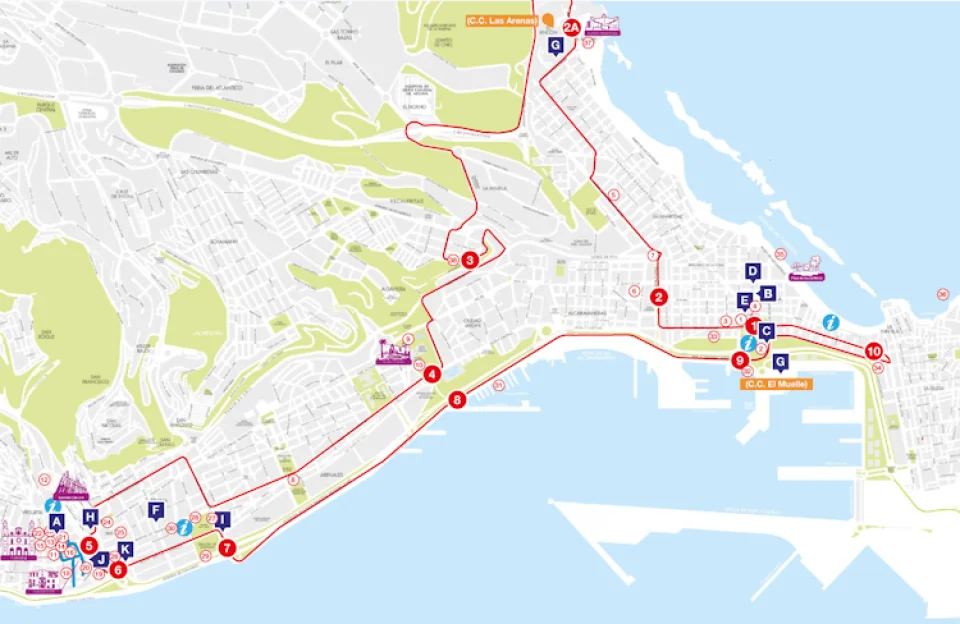 Hop-On Hop-Off Las Palmas de Gran Canaria 24hr Bus
