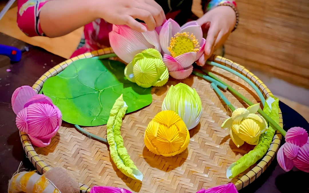 Hue Private Tea Ceremony, Thien Mu Pagoda Visit and Paper Flower Workshop Image 6