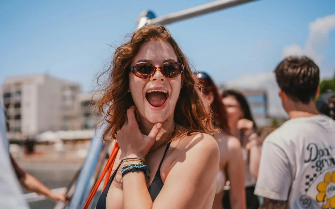 Ibiza Catamaran Boat Party with DJ Open Bar and Swim Stop Image 10