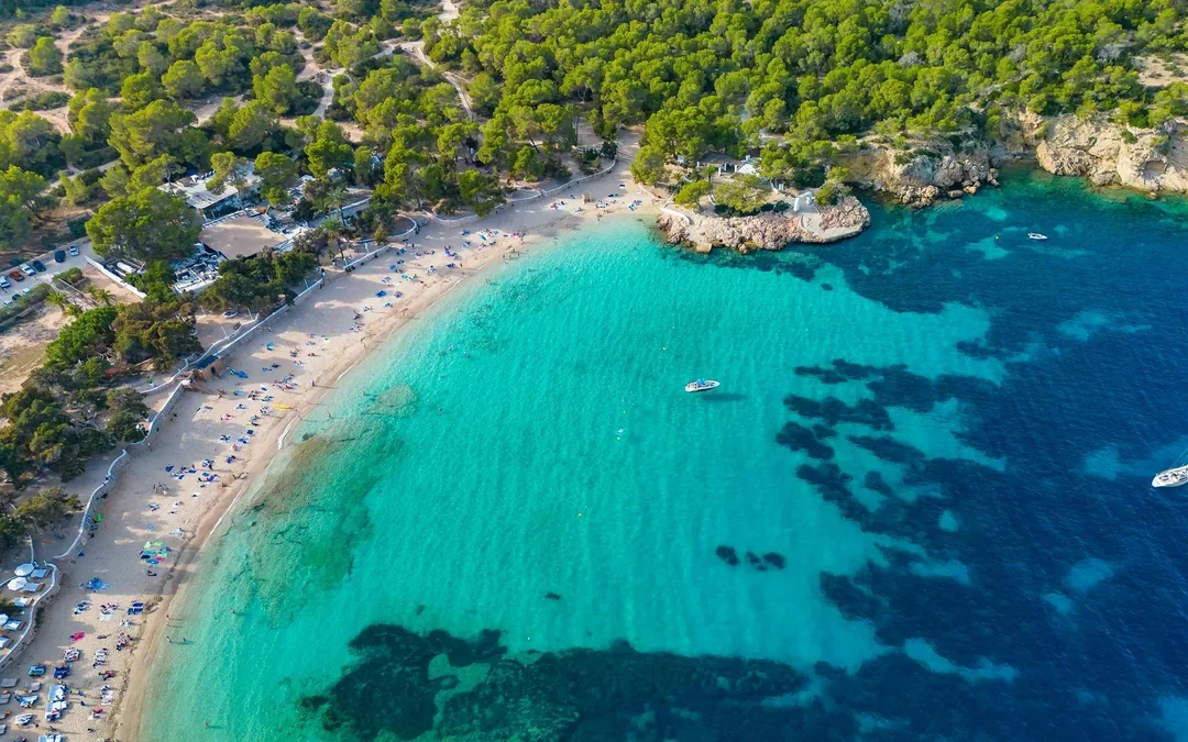 Ibiza Daytime Beach-Hopper Cruise with Water Sports Beach Stops and Unlimited Drinks Image 1