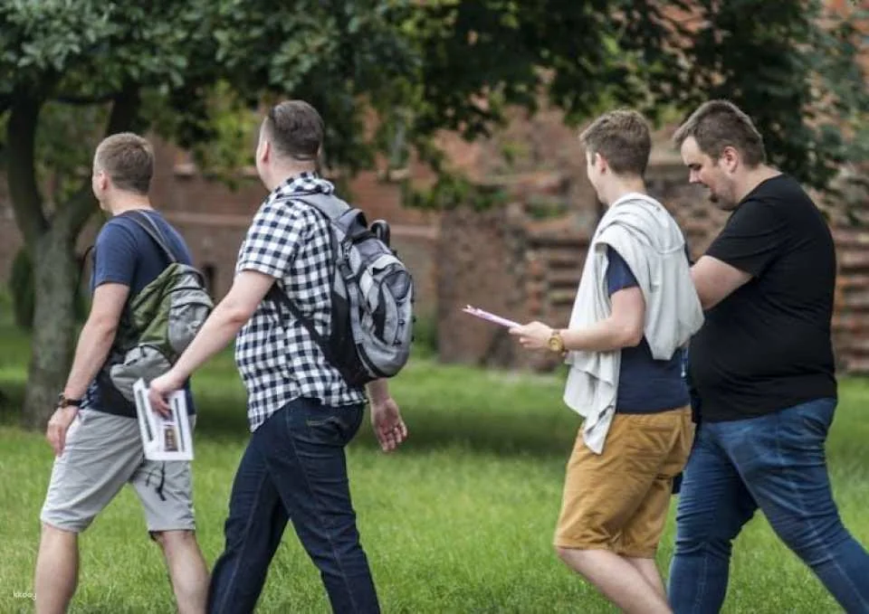 Interactive spy-themed city game with host-guide in Gdańsk Old Town
