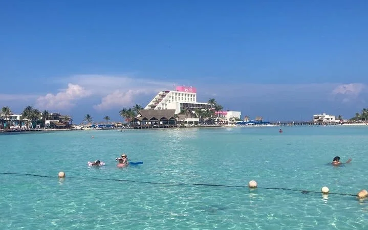 Isla Mujeres Premium Catamaran Tour with Snorkeling & Beach club Image 4