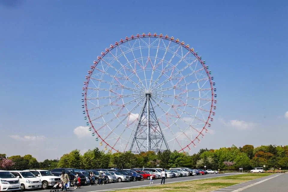 Japan|Kasai Rinkai Park・Diamond and Flower Ferris Wheel|E-Ticket