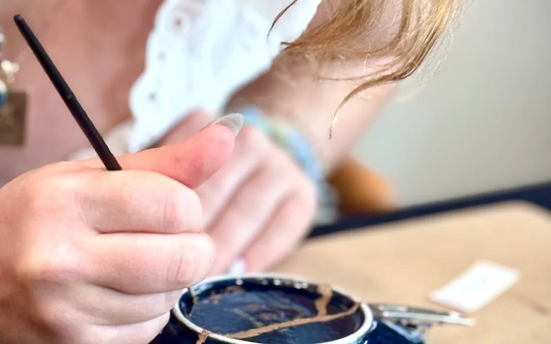 Kintsugi Workshop in Shibuya: Small-Group Japanese Pottery Repair Class with Matcha and Sweets Image 1
