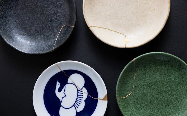 Kintsugi Workshop in Shibuya: Small-Group Japanese Pottery Repair Class with Matcha and Sweets Image 5