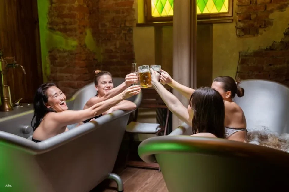 Double beer bath experience  in Prague