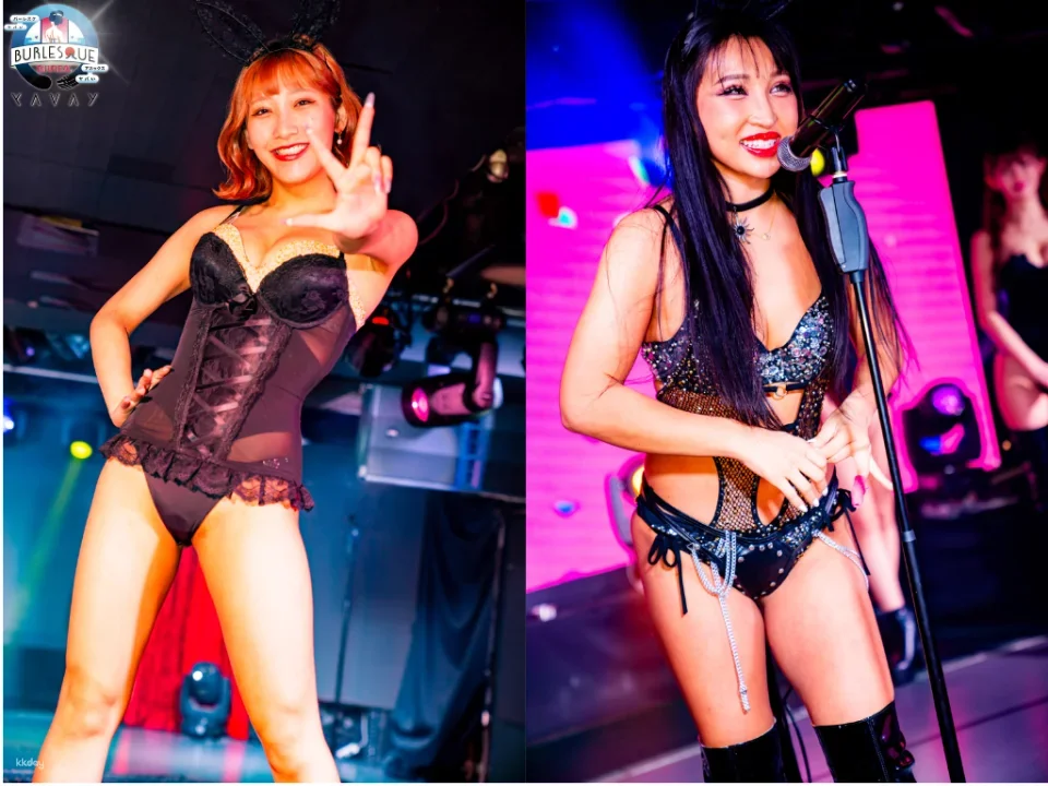 Tickets for Burlesque annex YAVAY nightlife show in Roppongi, Tokyo, Japan.