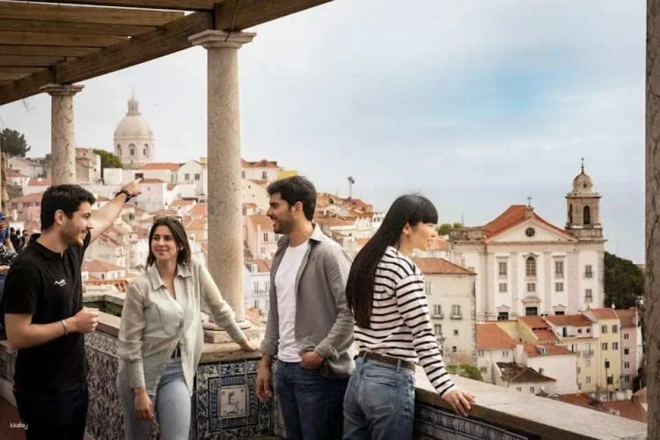 Lisbon Old Town Walking, Helicopter Ride and Sailing Waterfront Tour