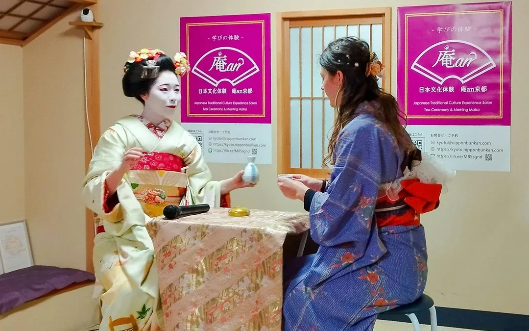 Kyoto: Hands-On Matcha Tea Ceremony with a Real Maiko Image 4