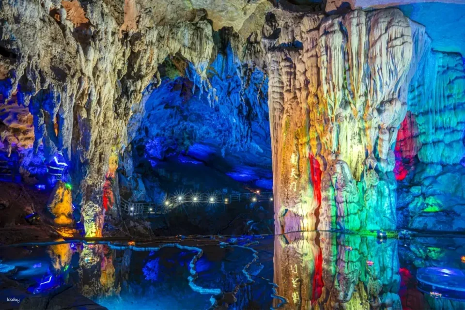 Lianzhou Underground River, a 5A scenic area in Guangdong, offers admission to a karst cave and underground river tour, including a guided boat trip.