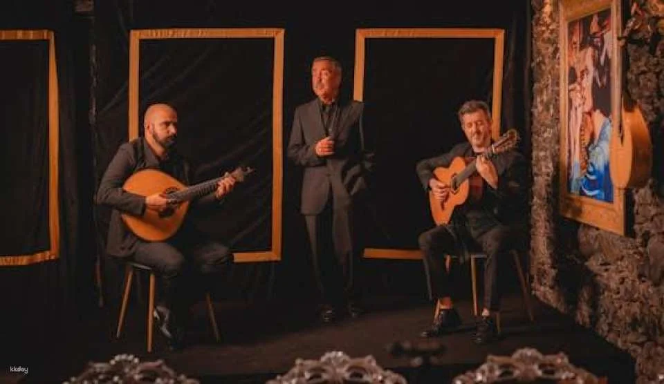 Madeira Fado experience with a glass of wine
