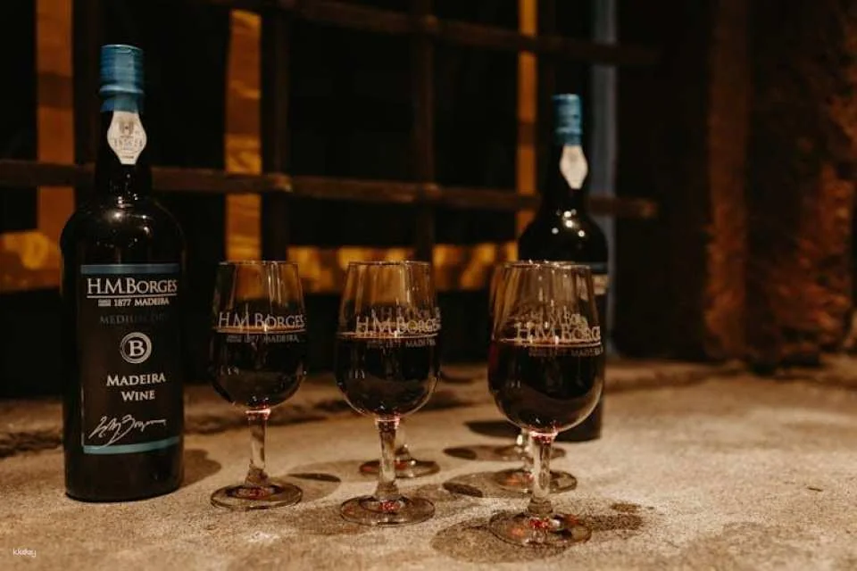 Madeira Fado experience with a glass of wine