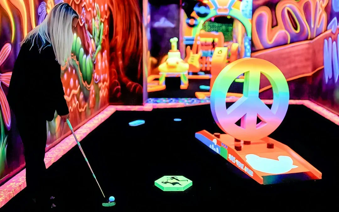 Mall of America: Rock of Ages Blacklight Mini Golf Tickets Image 1