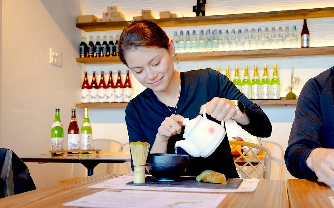 Matcha Tea Class in Asakusa with Japanese Sweets Image 1