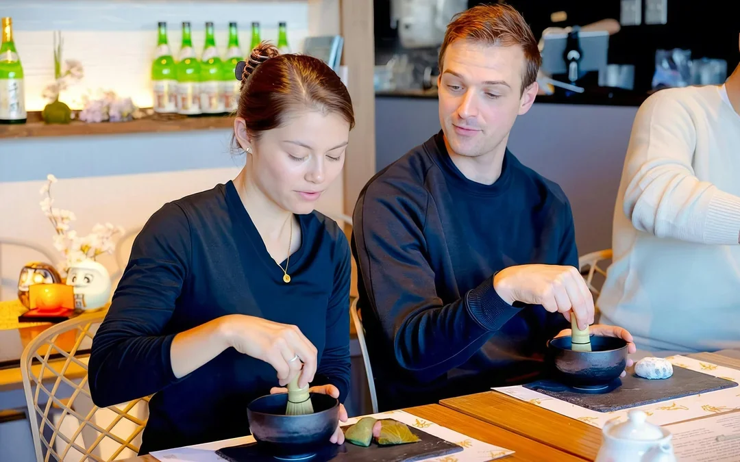 Matcha Tea Class in Asakusa with Japanese Sweets Image 3