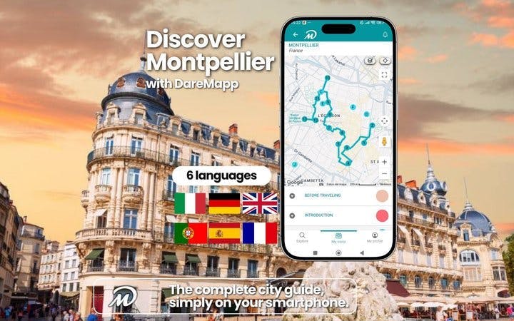 Montpellier Self-Guided Walking Tour on Mobile App Image 3