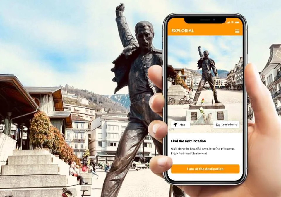 Montreux interactive scavenger hunt with the smartphone