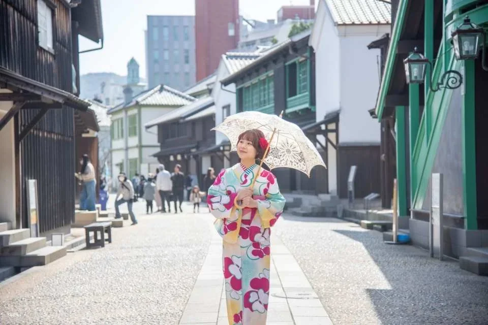 Nagasaki Dejima Admission Ticket (Includes a choice of kimono rental sets) (Nagasaki Prefecture, Nagasaki City)