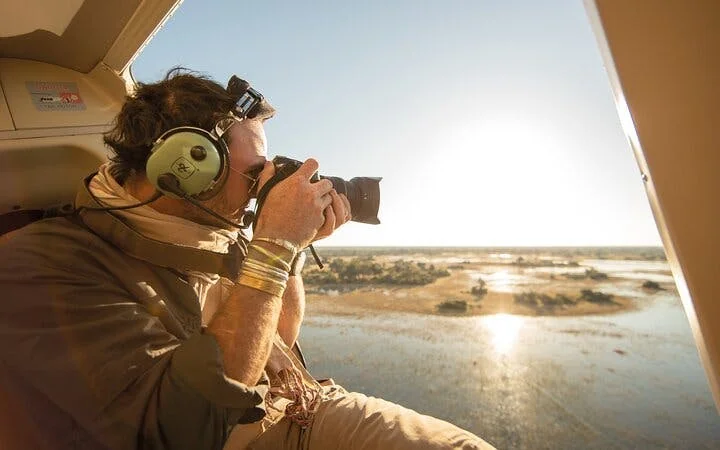 Okavango Delta Doors-Off Helicopter Tour with Champagne Island Stop Image 2